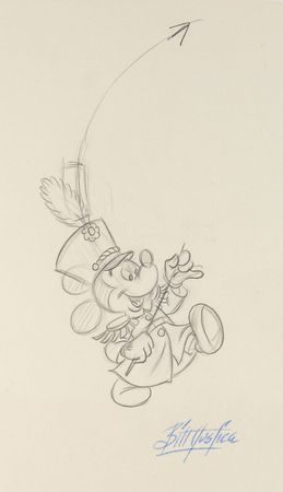 Lot #268 Mickey Mouse production drawing for a Disneyland Building - Image 2