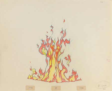 Lot #246 Maleficent matching set of (2) production drawings from Sleeping Beauty - Image 2