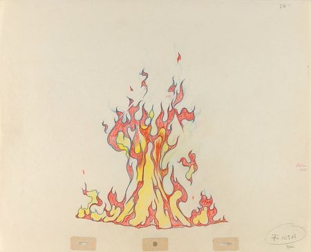 Lot #246 Maleficent matching set of (2) production drawings from Sleeping Beauty - Image 6