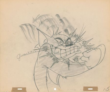 Lot #440 Tom and Jerry set of (2) in sequence production drawings from Flirty Birdy - Image 2