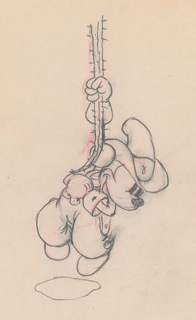 Lot #30 Mickey Mouse production drawing from Two-Gun Mickey - Image 2
