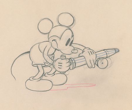 Lot #33 Mickey Mouse production drawing from Mickey?s Garden - Image 2