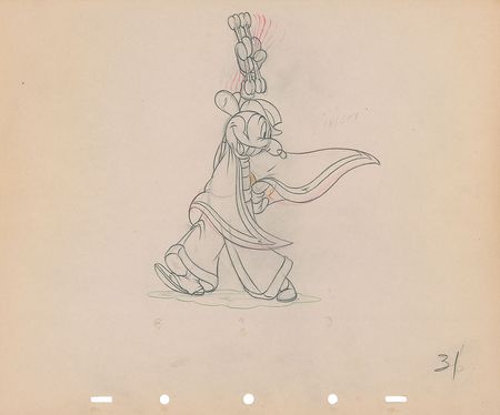 Lot #36 Mortimer Mouse production drawing from Mickey’s Rival - Image 1