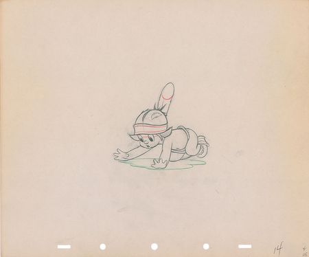 Lot #46 Little Hiawatha production drawing from The Silly Symphony Little Hiawatha - Image 1