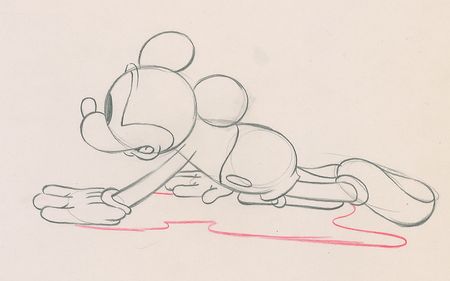 Lot #110 Mickey Mouse production drawing from Society Dog Show - Image 2