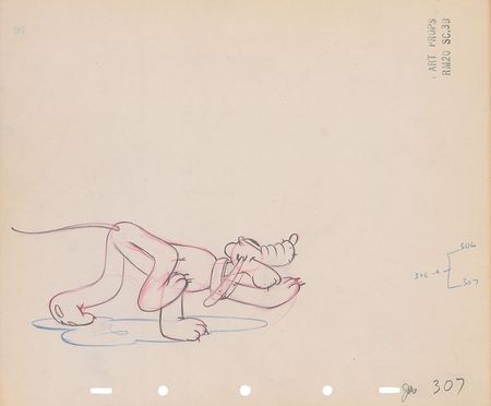 Lot #111 Pluto production drawing from Society Dog Show - Image 1