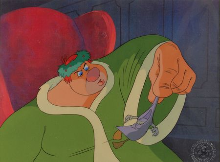 Lot #295 Scrooge and Willie the Giant production cel from Mickey’s Christmas Carol - Image 2