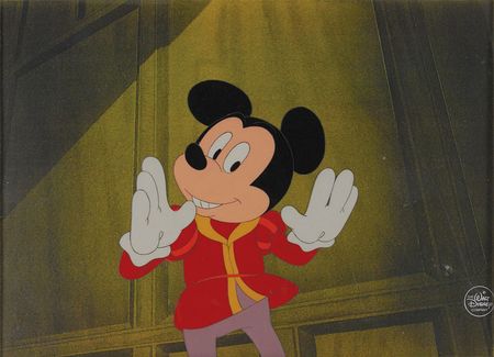 Lot #317 Mickey Mouse production cel from The Prince and the Pauper - Image 1