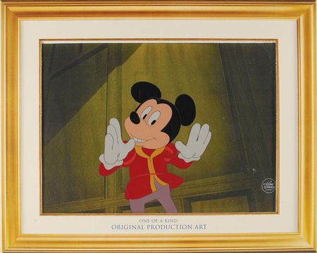 Lot #317 Mickey Mouse production cel from The Prince and the Pauper - Image 2