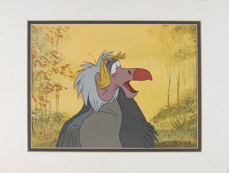 Lot #289 Flaps the Vulture production cel from The Jungle Book - Image 2
