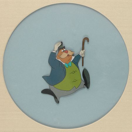 Lot #188 The Walrus production cel from Alice in Wonderland - Image 1