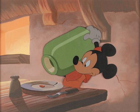 Lot #166 Mickey Mouse production cel from Mickey and the Beanstalk - Image 1