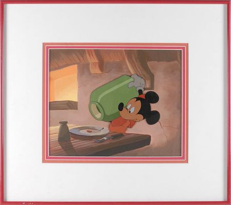 Lot #166 Mickey Mouse production cel from Mickey and the Beanstalk - Image 2