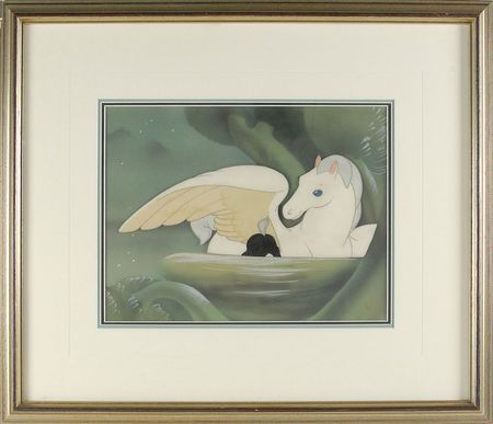 Lot #117 Mother Pegasus and Baby Pegasus production cel from Fantasia - Image 2