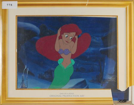 Lot #309 Ariel production cel from The Little Mermaid - Image 1