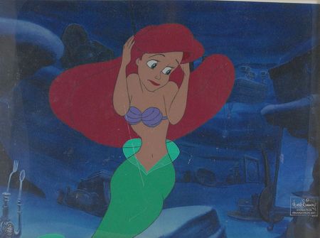 Lot #309 Ariel production cel from The Little Mermaid - Image 2