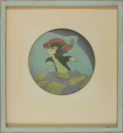 Lot #133 Figaro production cel from Pinocchio - Image 2