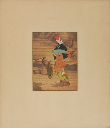 Lot #44 Little Hiawatha production cel from The Silly Symphony Little Hiawatha - Image 1