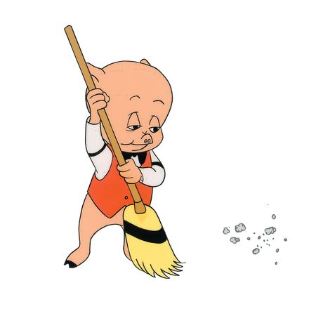 Lot #412 Porky Pig production cel from a 1960s Warner Brothers production - Image 2