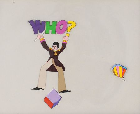 Lot #487 Paul McCartney production cel from Yellow Submarine - Image 1