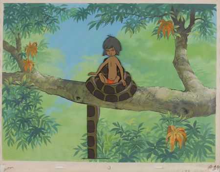 Lot #288 Mowgli and Kaa key master setup from The Jungle Book - Image 1
