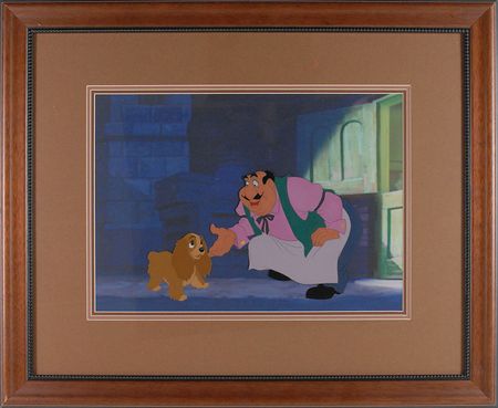 Lot #208 Lady and Tony production cel from Lady and the Tramp - Image 2