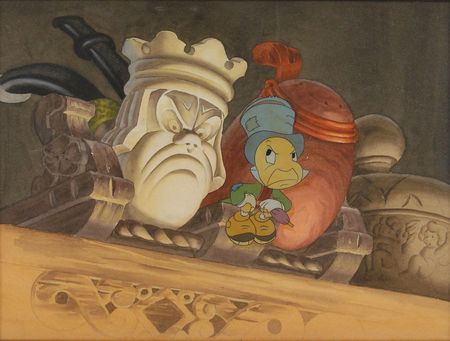 Lot #128 Jiminy Cricket key master setup from Pinocchio - Image 1