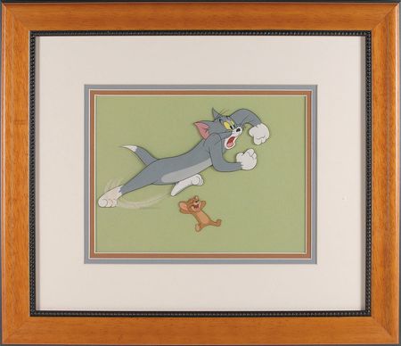 Lot #443 Tom and Jerry production cel setup from a 1950s Theatrical Cartoon - Image 2