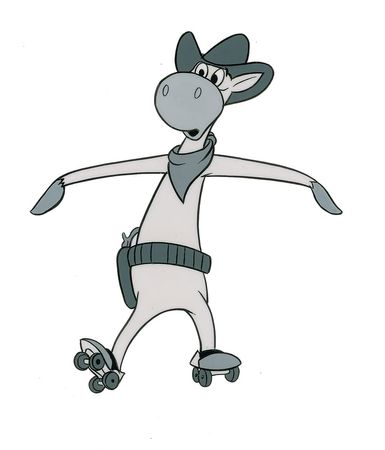 Lot #457 Quick Draw McGraw production cel from an early 1960s TV Commercial - Image 2