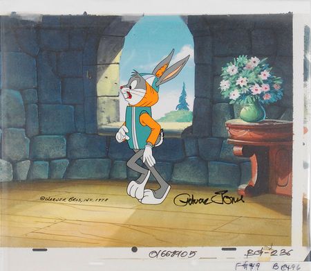 Lot #420 Bugs Bunny production cel from Bugs Bunny in King Arthur’s Court - Image 2