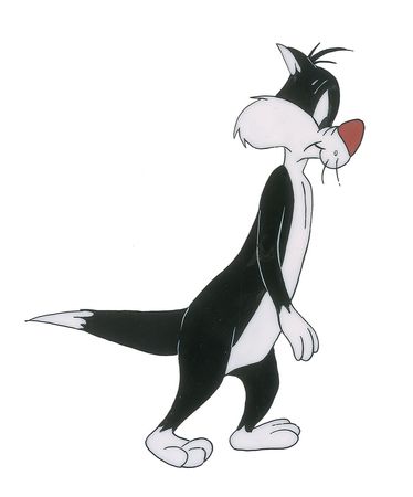 Lot #401 Sylvester production cel from Circa 1950s - Image 2