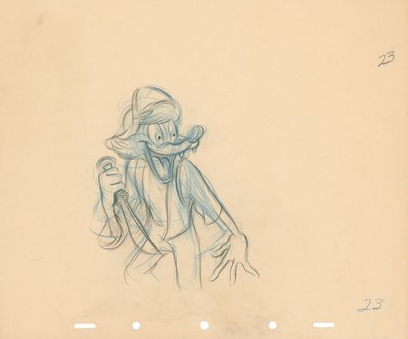 Lot #169 Br’er Fox production drawing from Song of the South - Image 1