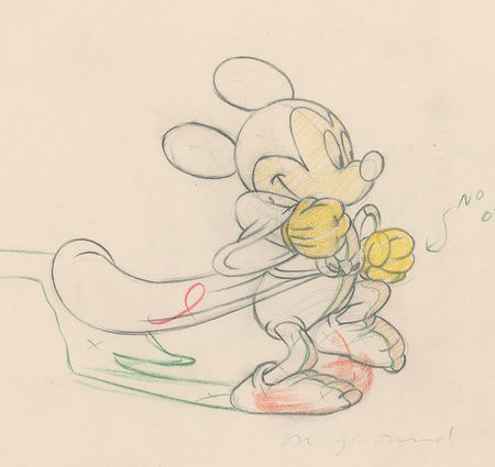 Lot #116 Mickey Mouse as the Sorcerer’s Apprentice production drawing from Fantasia - Image 2