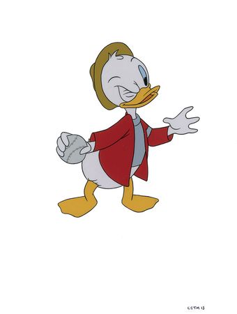 Lot #258 Donald?s Nephew production cel from a Disney TV Show - Image 1