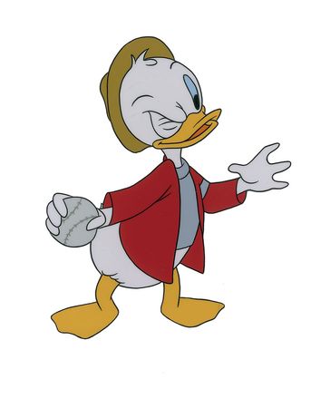 Lot #258 Donald?s Nephew production cel from a Disney TV Show - Image 2
