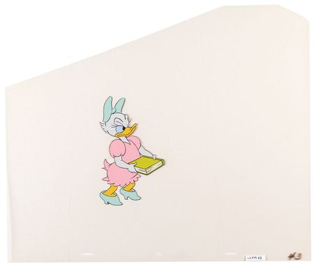 Lot #260 Daisy Duck production cel from a Disney TV Cartoon - Image 1