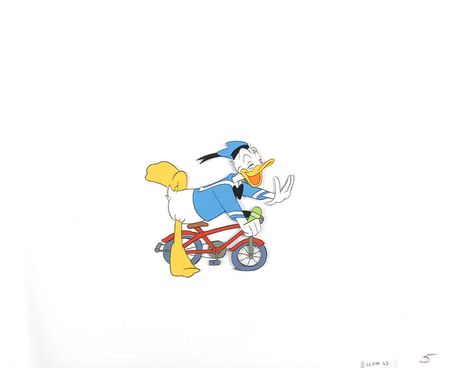 Lot #271 Donald Duck production cel from a Disney TV Cartoon - Image 1