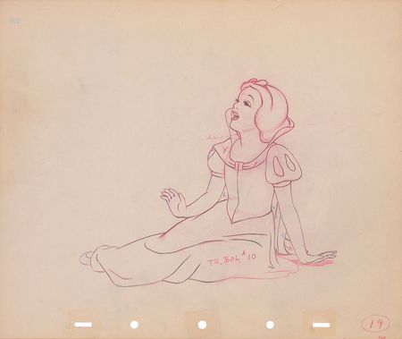 Lot #76 Snow White production drawing from Snow White and the Seven Dwarfs - Image 1