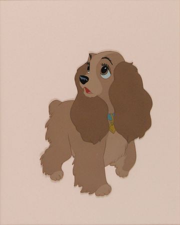 Lot #207 Lady production cel from Lady and the Tramp - Image 1