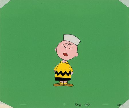 Lot #494 Charlie Brown production cel from It Was a Short Summer, Charlie Brown - Image 1