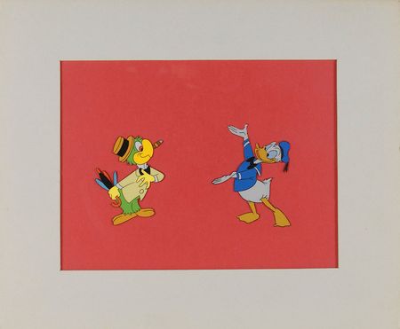 Lot #274 Donald Duck and Joe Carioca production cel from a Disney TV Show - Image 2