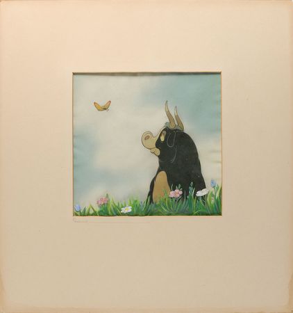 Lot #98 Ferdinand the Bull with Butterfly production cel from Ferdinand the Bull - Image 2