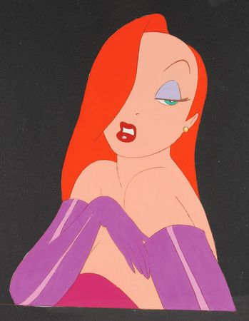 Lot #306 Jessica Rabbit production cel from Who Framed Roger Rabbit? - Image 2