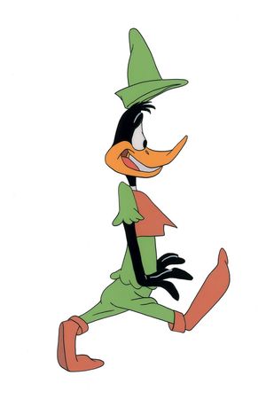 Lot #405 Daffy Duck production cel from Robin Hood Daffy - Image 2
