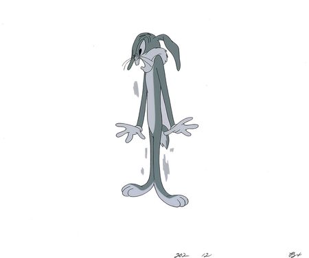 Lot #416 Bugs Bunny production cel from a 1960s Warner Brothers Theatrical Cartoon - Image 1