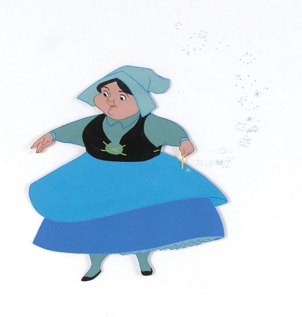 Lot #234 Merryweather production cel from Sleeping Beauty - Image 2