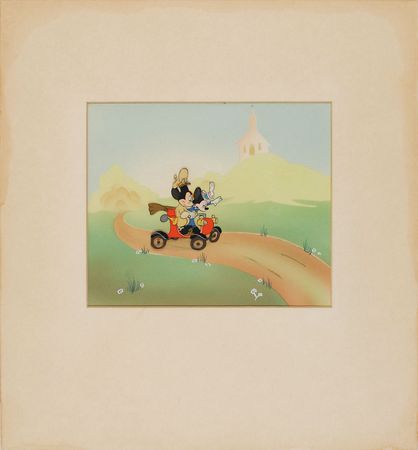 Lot #143 Mickey and Minnie Mouse production cel from The Nifty Nineties - Image 2