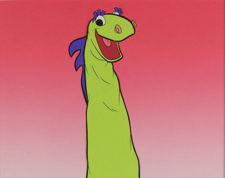Lot #453 Cecil the Serpent production cel from Bob Clampett?s Beany and Cecil TV Show - Image 1