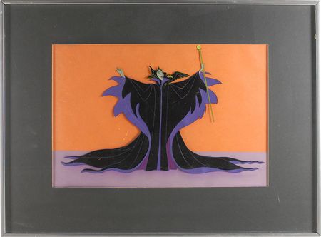 Lot #236 Maleficent production cel from Sleeping Beauty - Image 2