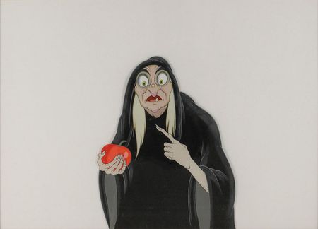 Lot #71 Wicked Witch production cel from Snow White and the Seven Dwarfs - Image 1